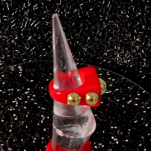 Red & Gold Fun Party Ring - Picture 3 of 8